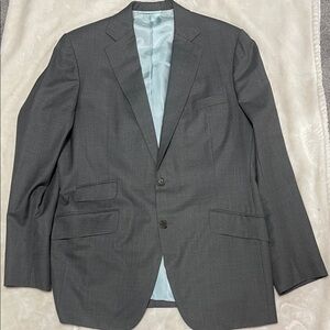 Elegant Vitale Barberis Canonico Charcoal Men's Blazer